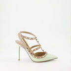 Pumps Escarpins Rockstud Valentino Garavani Grün Femme