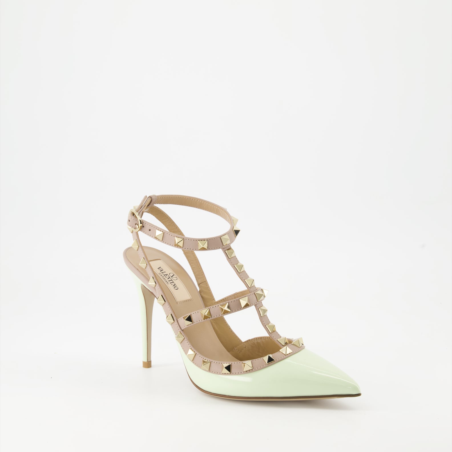 Pumps Escarpins Rockstud Valentino Garavani Grün Femme