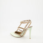 Pumps Escarpins Rockstud Valentino Garavani Grün Femme