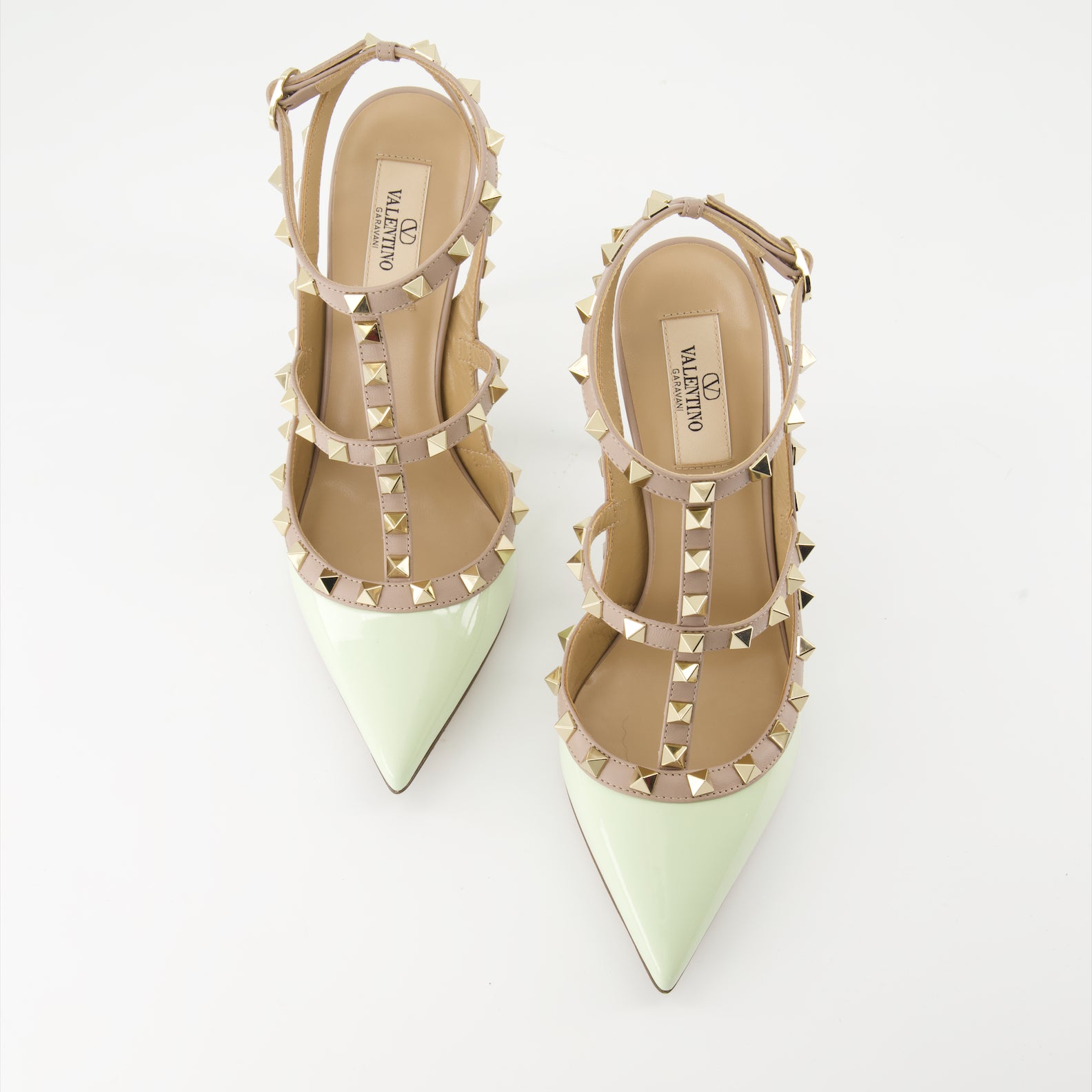 Pumps Escarpins Rockstud Valentino Garavani Grün Femme
