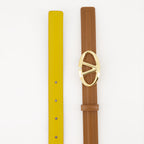 Cinture Ceinture VLogo The Bold Valentino Garavani Marrone Femme