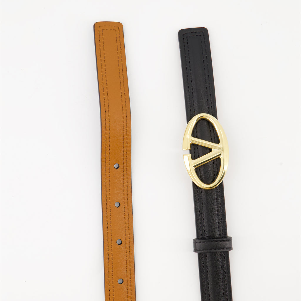 Cinture Ceinture VLogo The Bold Valentino Garavani Nero Femme