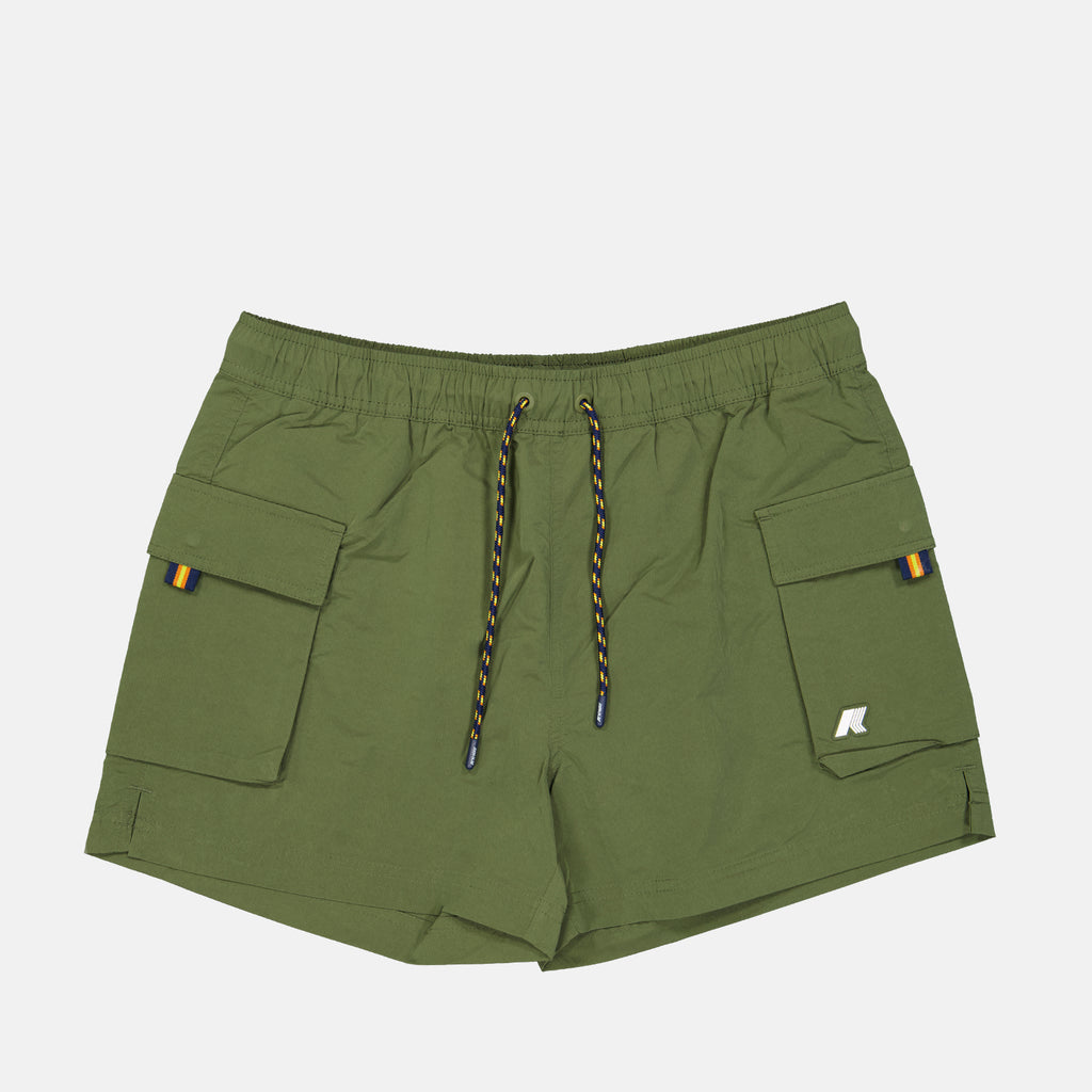 Beachwear Mellow Swim Shorts K-Way Khaki Homme