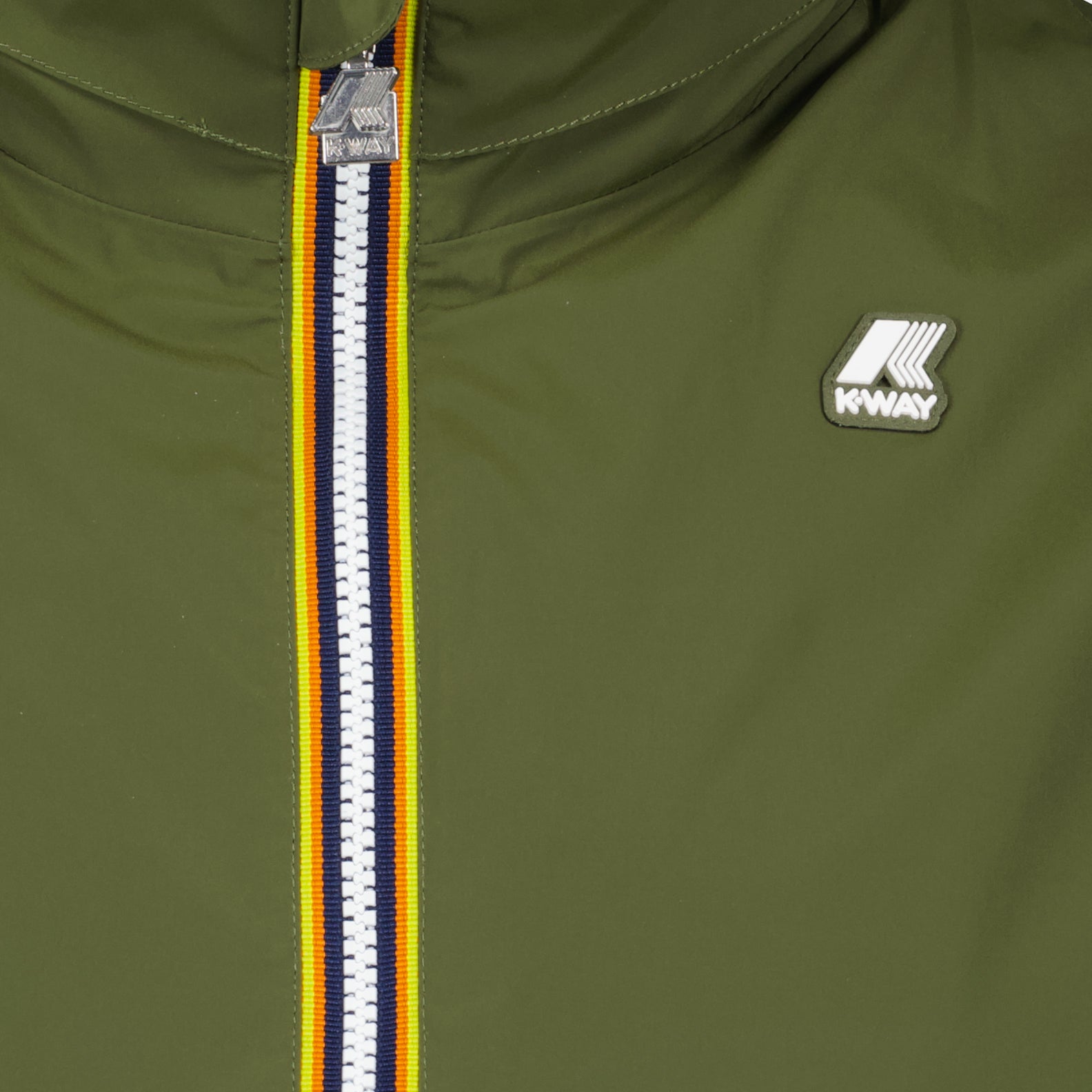 Jackets Valen Sleeveless Jacket in Stretch Nylon K-Way Khaki Homme