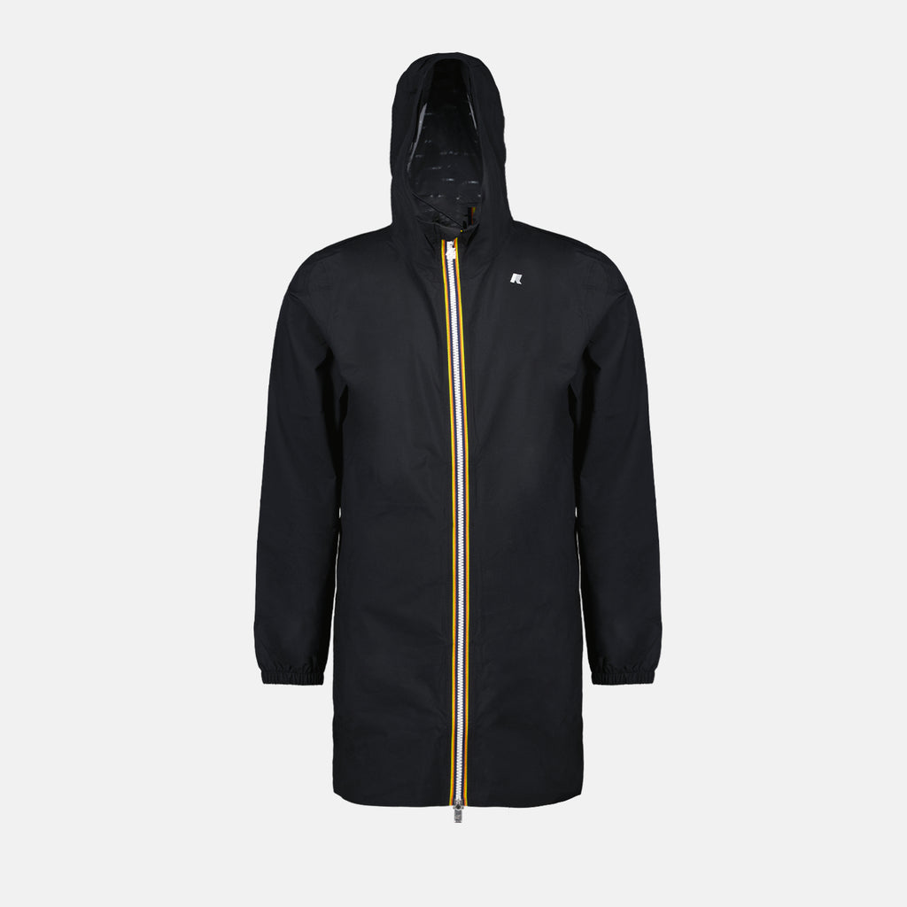 코트 토마스 에코 스트레치 도트 롱 자켓 K-Way 검은색 Homme