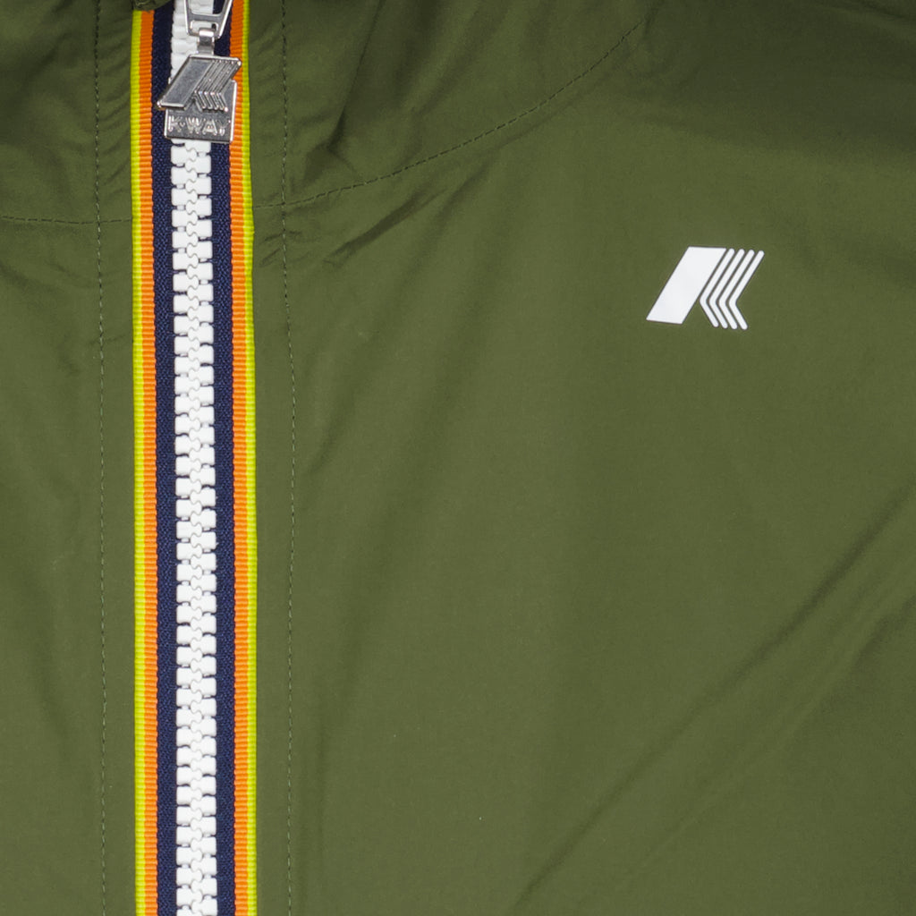 코트 롱 재킷 토마스 에코 스트레치 도트 K-Way 카키색 옷감 Homme