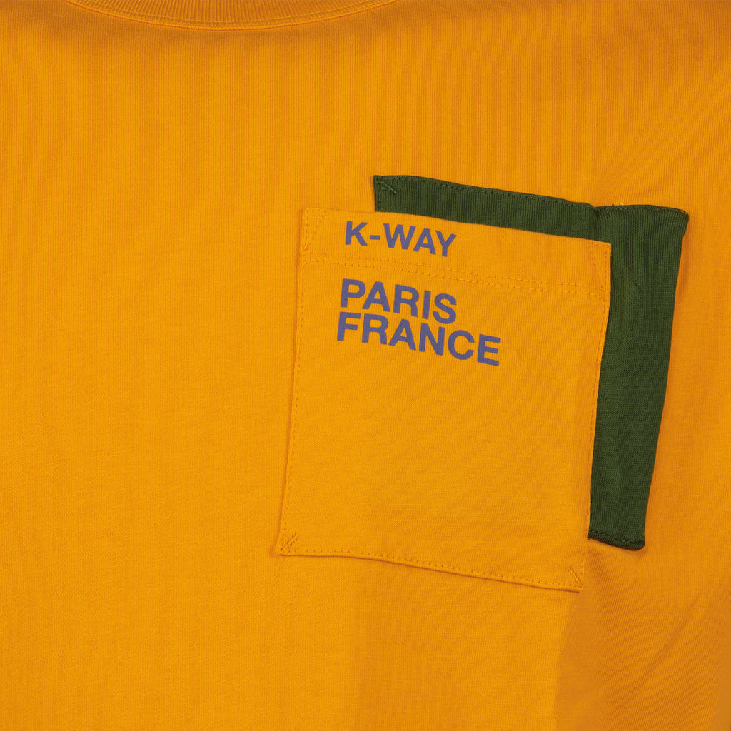 Camisetas T-shirt Pocket Phantom K-Way Laranja Homme