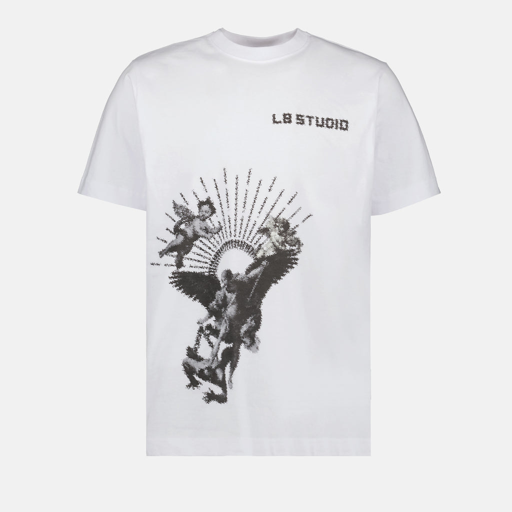 T-shirts T-shirt Sculture L8 Studio Blanc Homme