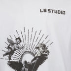 T-shirts T-shirt Sculture L8 Studio Blanc Homme