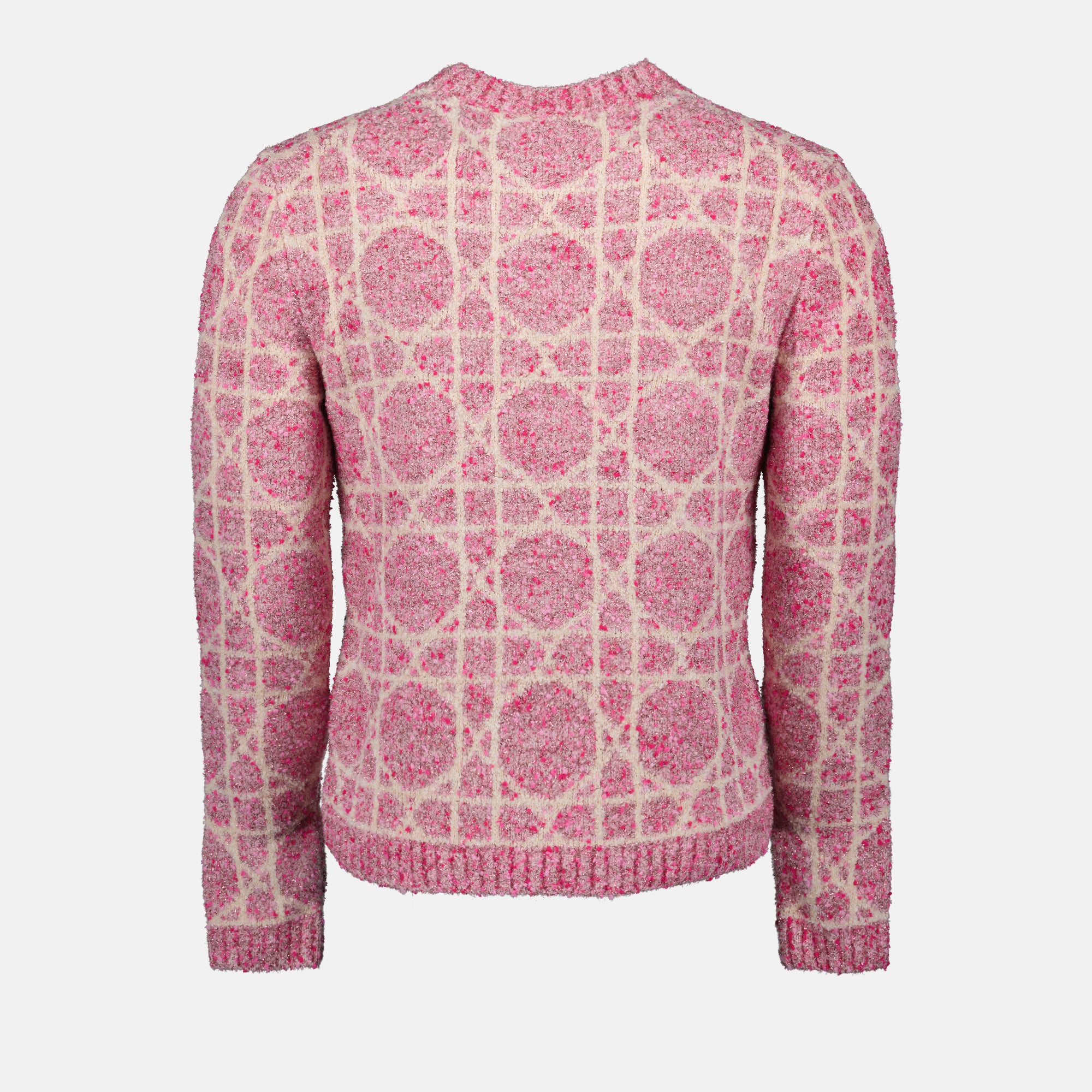 Knitwear Pull Cannage Dior Pink Homme