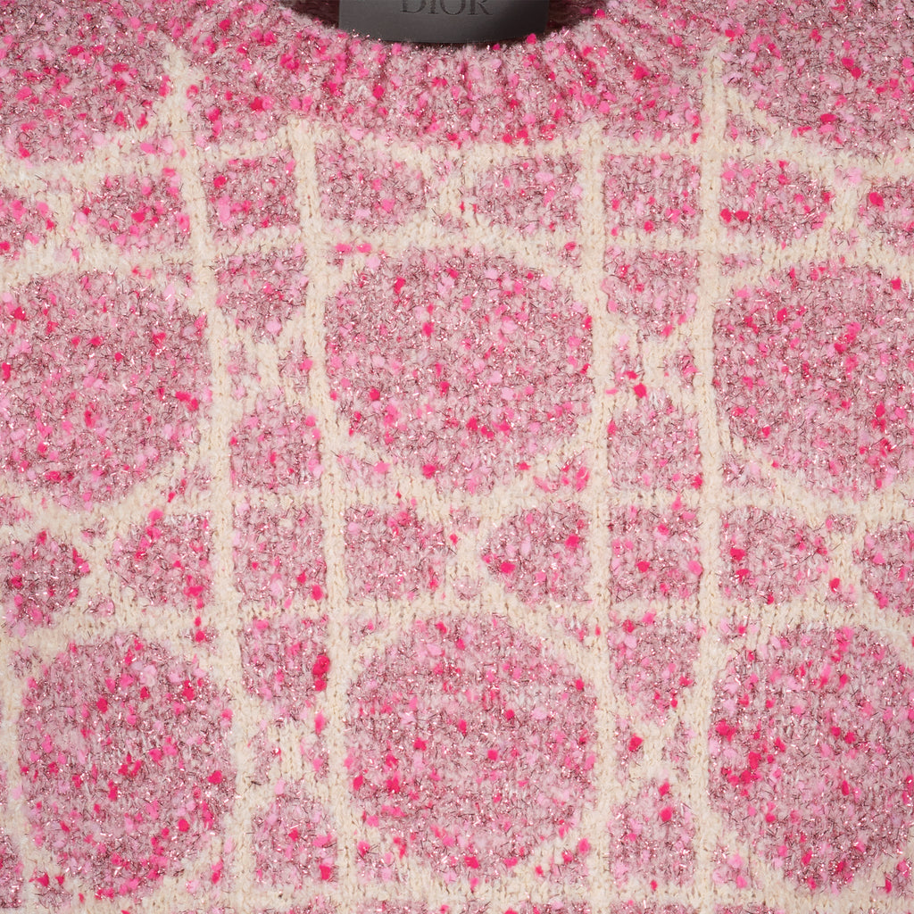 Knitwear Pull Cannage Dior Pink Homme