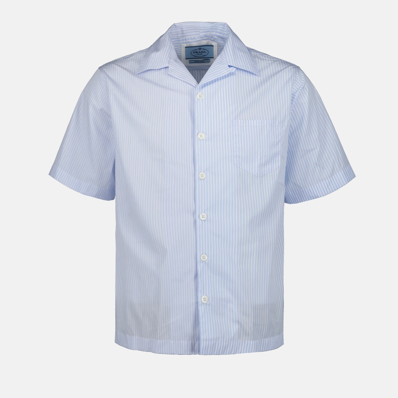 Chemises Chemise rayée Prada Bleu Homme