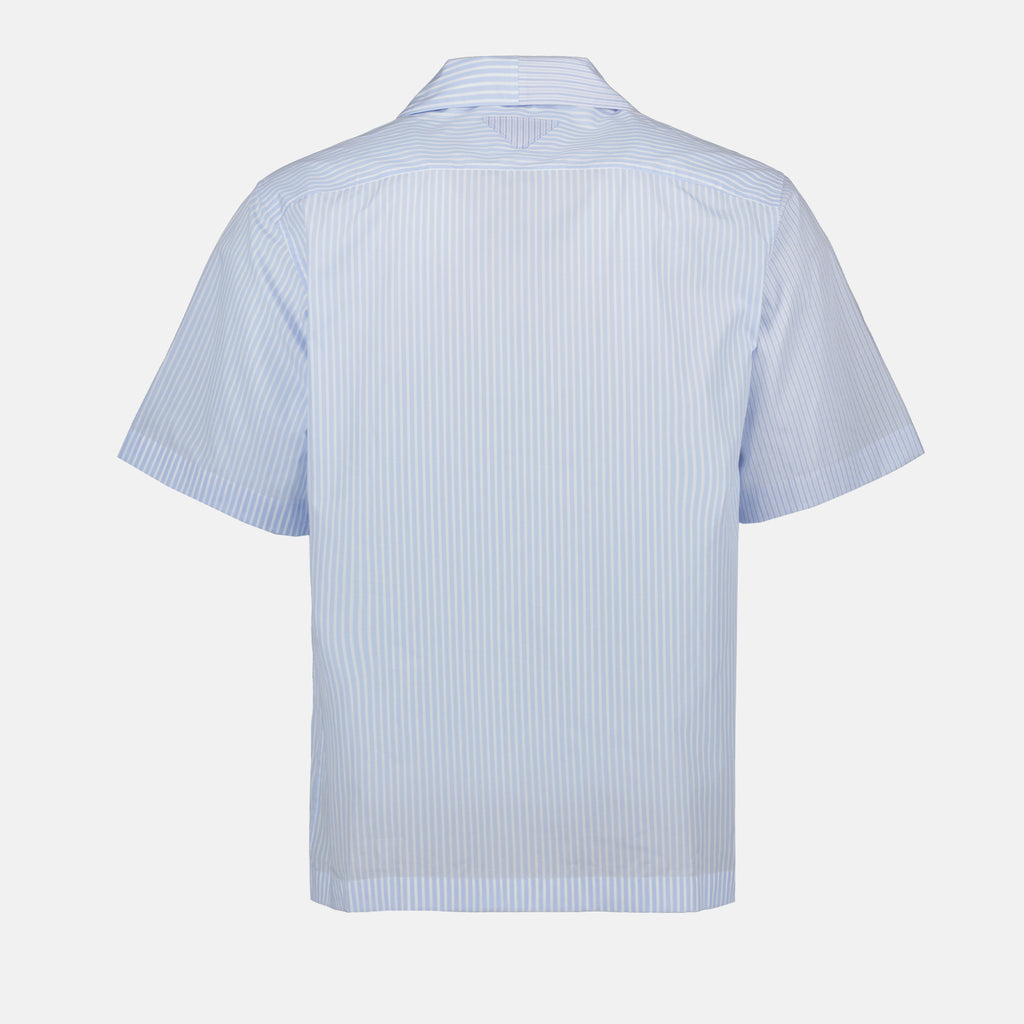 Hemden Gestreiftes Hemd Prada Blau Homme