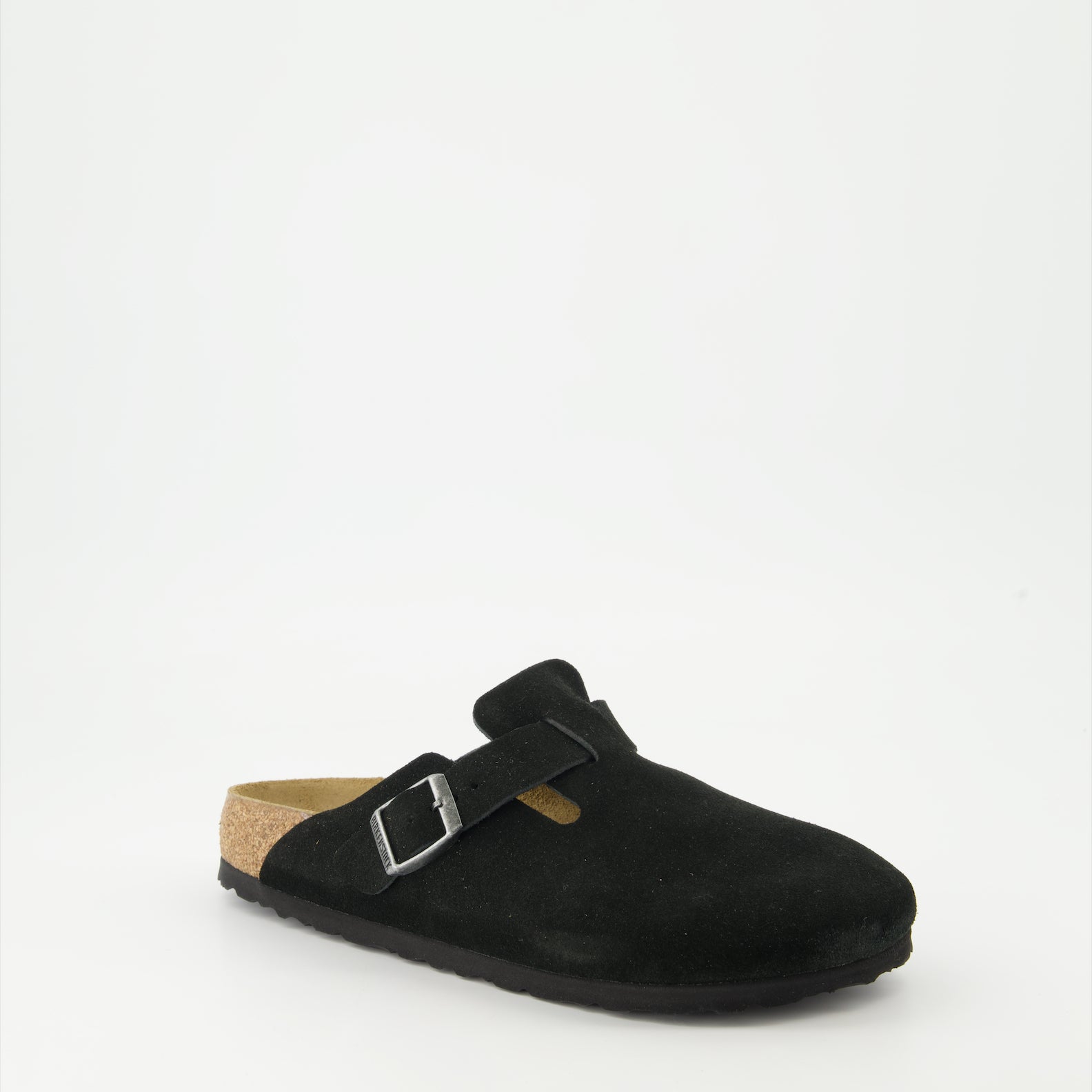 Chaussures ouvertes Mules Boston Birkenstock Noir Unisexe