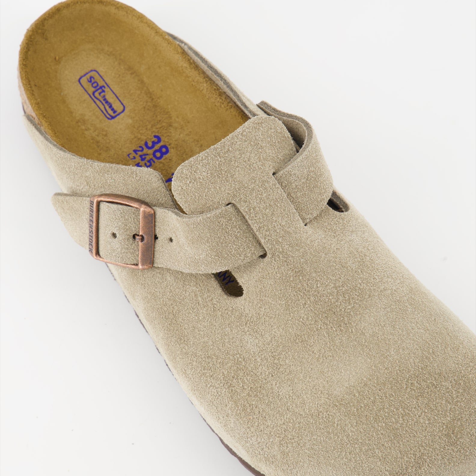 Open shoes Boston Mules Birkenstock Brown Women