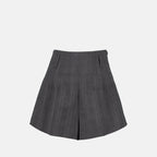 Shorts Short en laine Prada Gris Femme