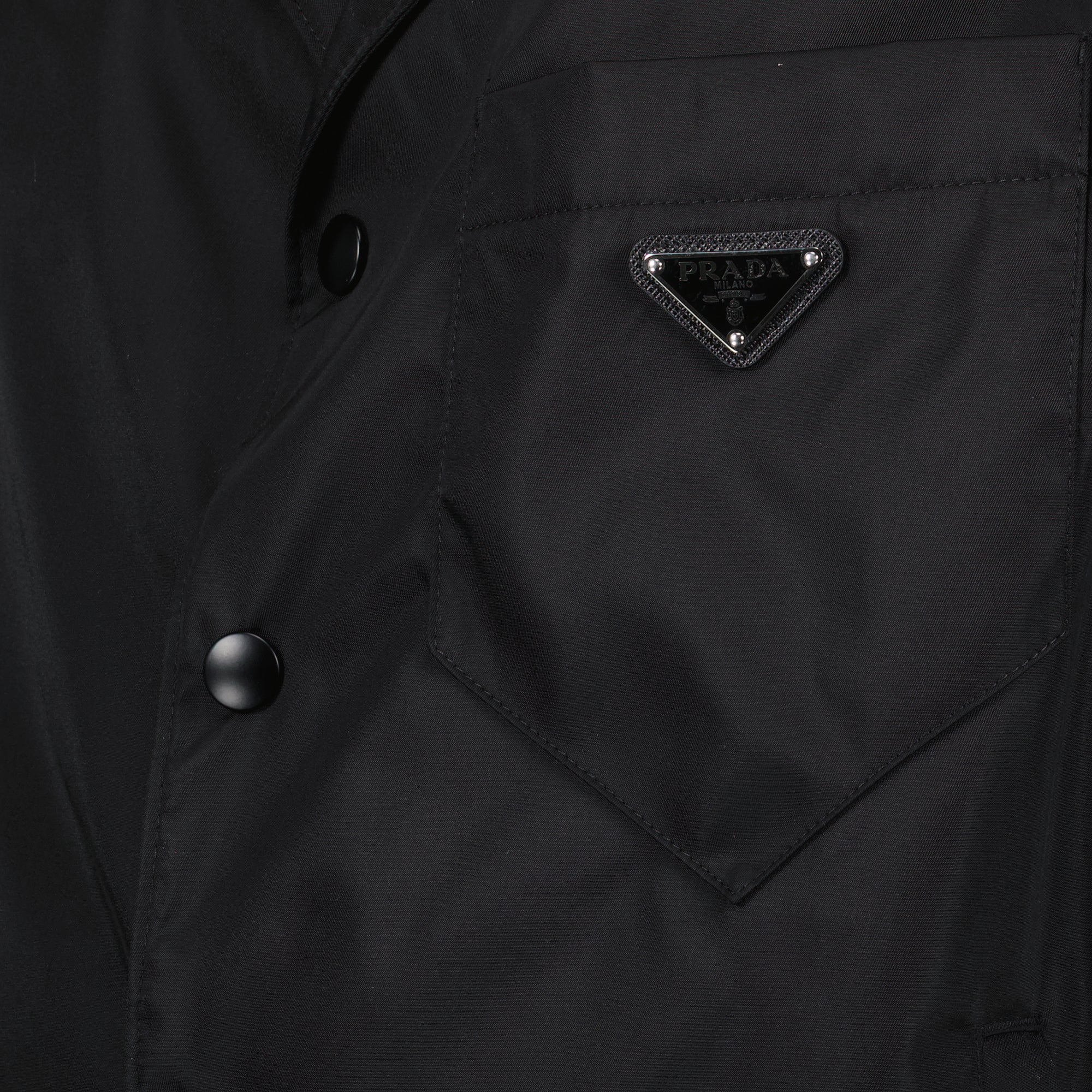 Hemden Chemise en Re-Nylon Prada Schwarz Homme