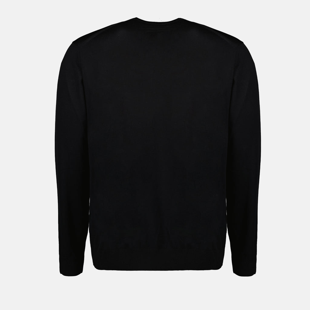 Maille Pull en laine Prada Noir Homme