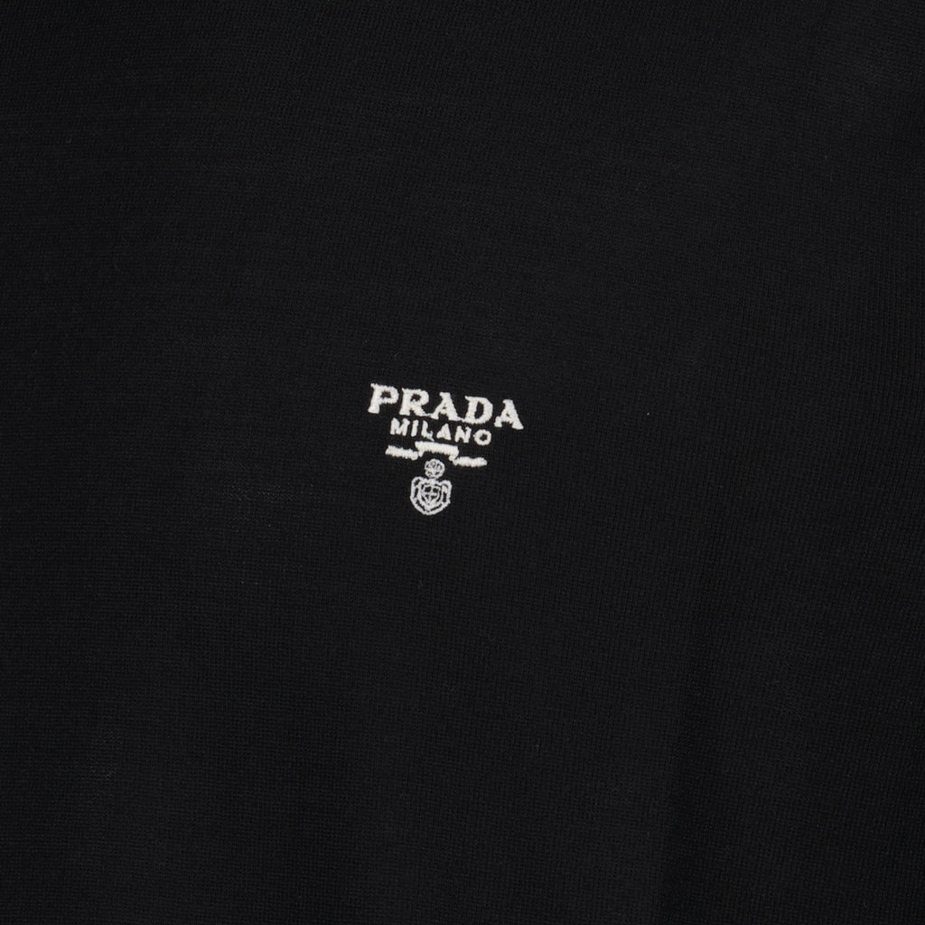 Maille Pull en laine Prada Noir Homme