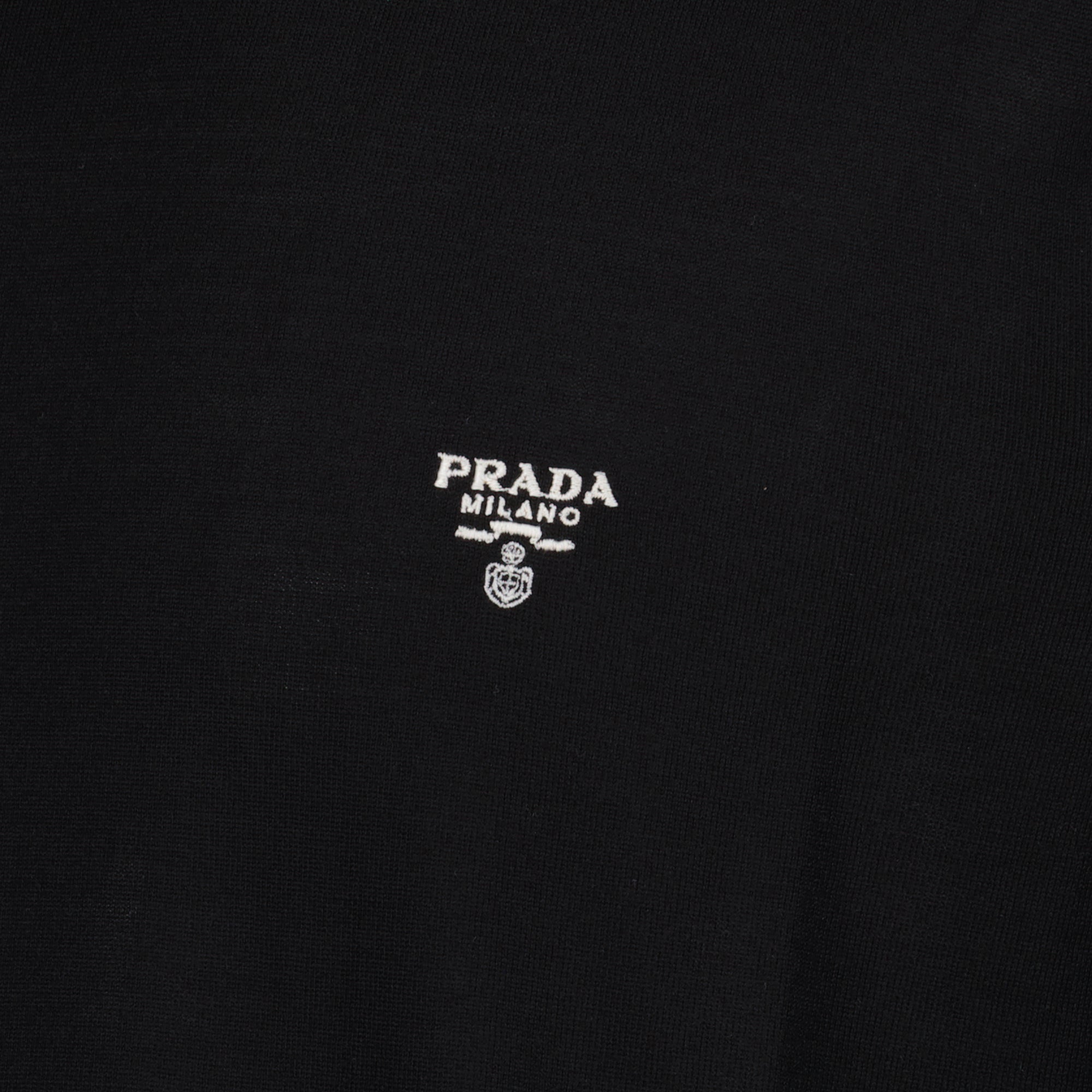 Maille Pull en laine Prada Noir Homme