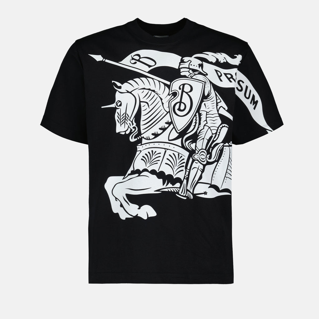 Camisetas T-shirt Cavalier EKD Burberry Preto Homens