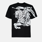 Camisetas T-shirt Cavalier EKD Burberry Preto Homens
