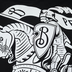 Camisetas T-shirt Cavalier EKD Burberry Preto Homens