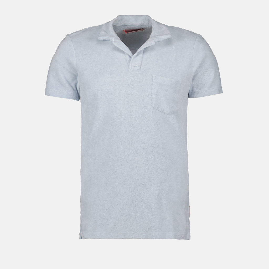 Polos Polo Terry Orlebar Brown Bleu Homme