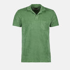 Polos Polo Terry Orlebar Brown Vert Homme