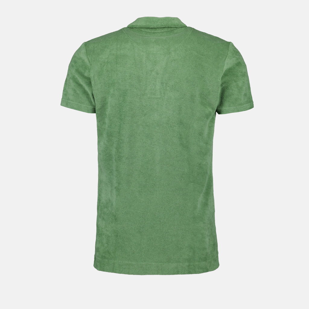 Polos Polo Terry Orlebar Brown Vert Homme