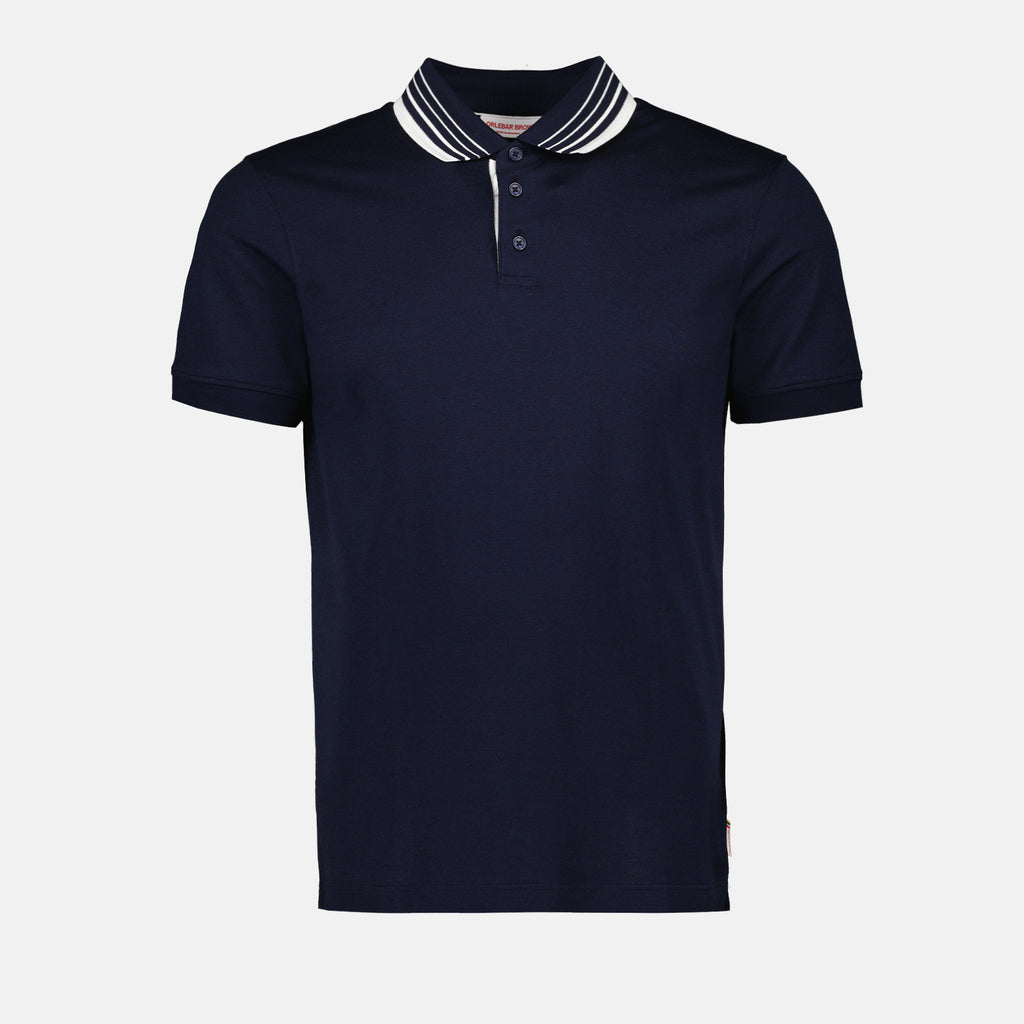 Polos Polo Dominic Orlebar Brown azul oscuro Homme