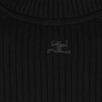 Maille Col roulé Ré-Édition Courrèges Noir Homme