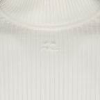 Knitwear Re-Edition Turtleneck Courrèges White Homme