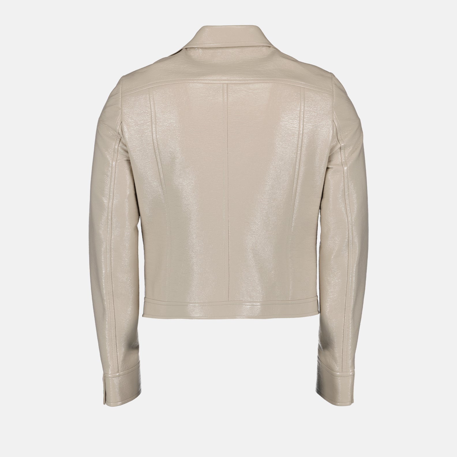 Giacche Rifacimento Giacca in Vinile Courrèges Beige Homme
