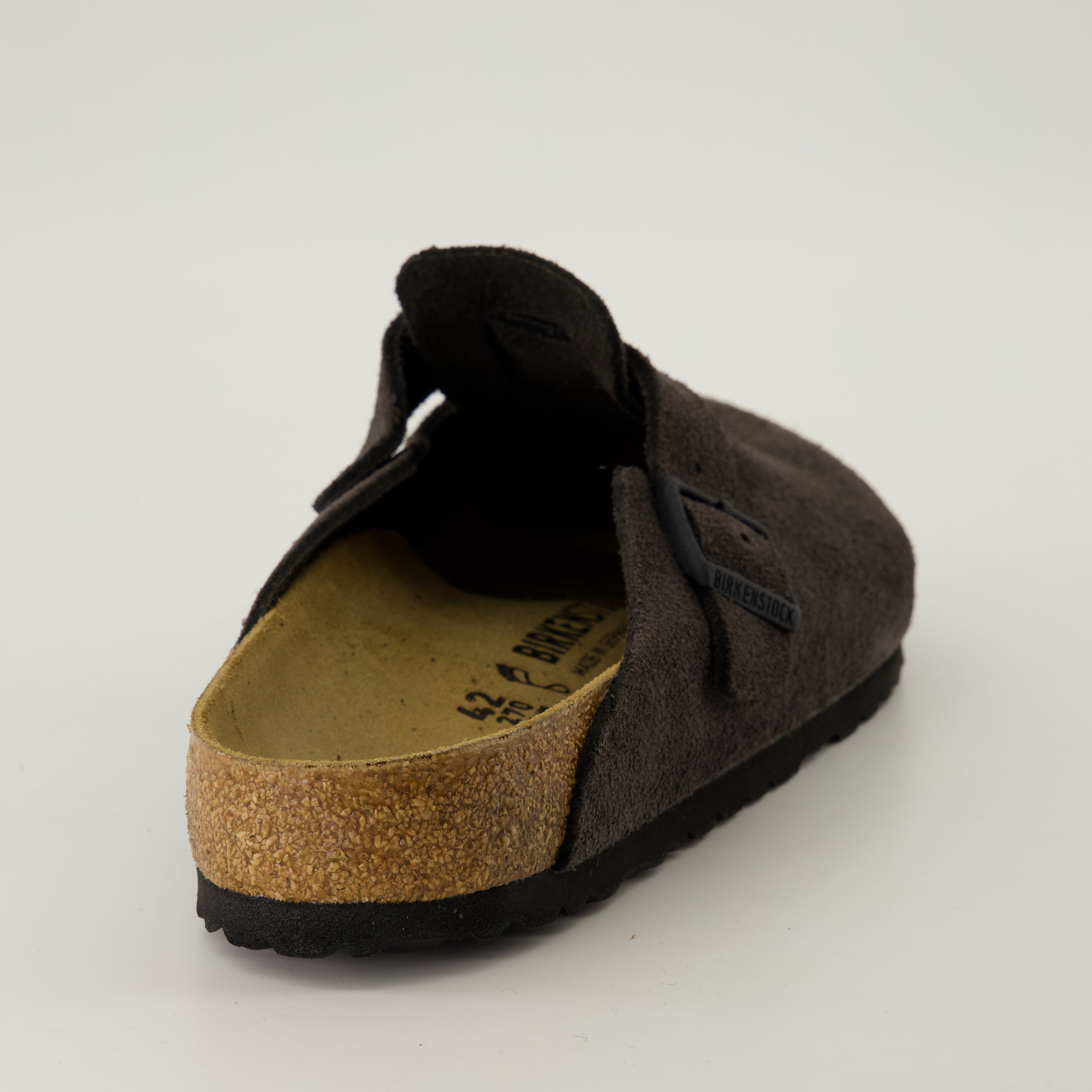 Chaussures ouvertes Mules Boston Birkenstock Marron Unisexe
