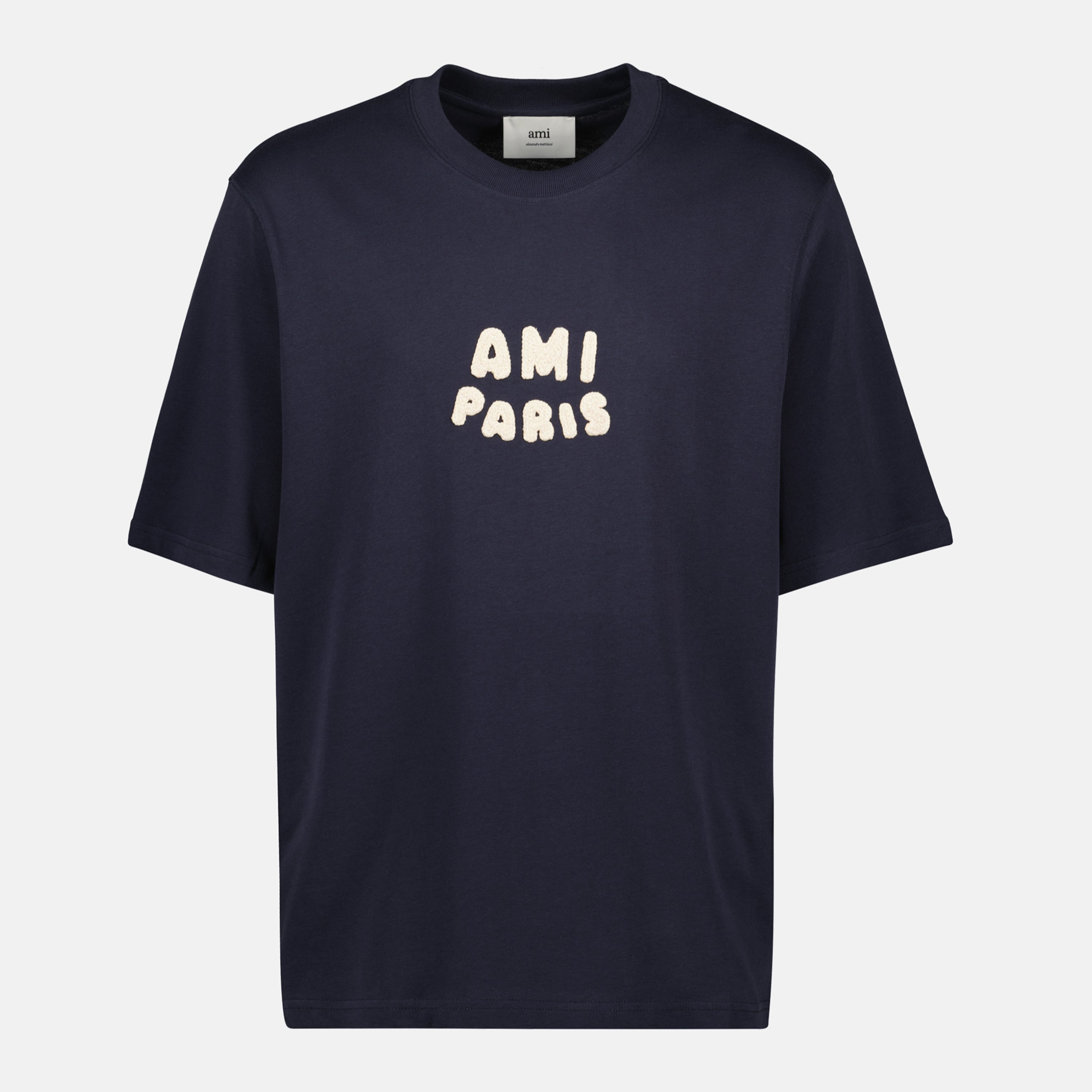 브랜드 Ami PARIS의 유니섹스용 Ami Paris 패치 티셔츠 이미지 - 2025 봄-여름 - 앞모습