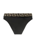 Strandmode Bikini Bottom Versace Schwarz Femme