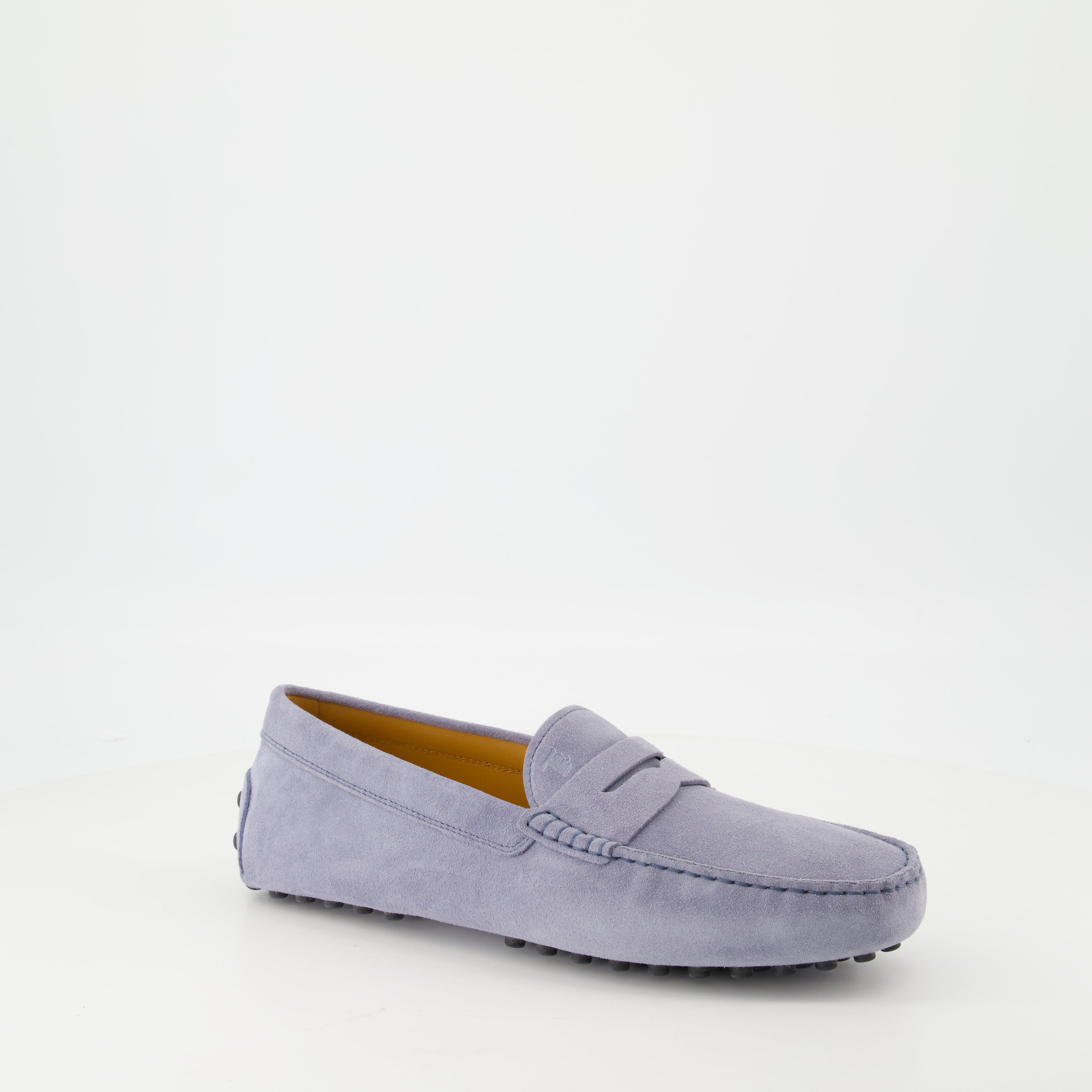 Loafers Gommino Suede Loafers Tod's Gray Homme