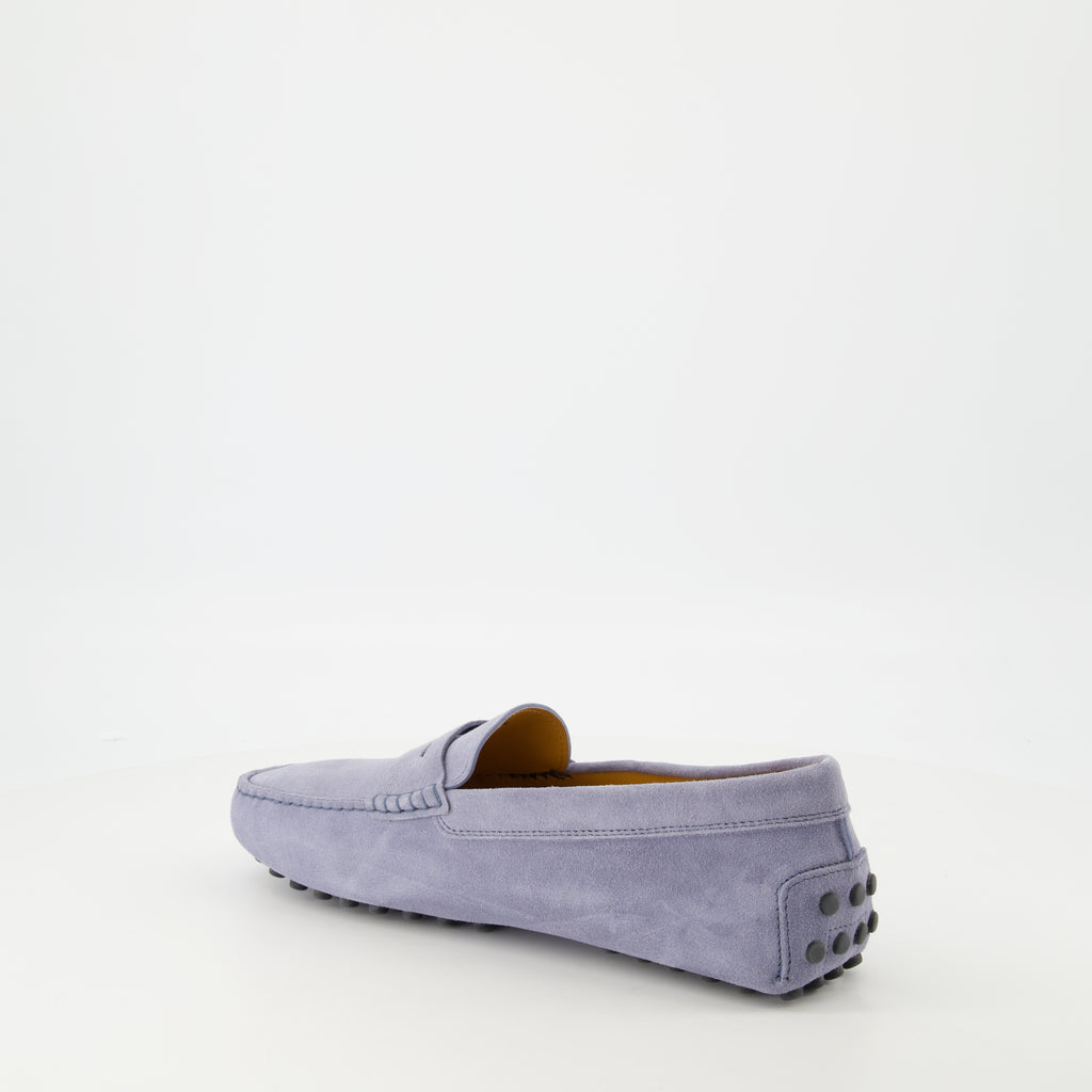 Loafers Gommino Suede Loafers Tod's Gray Homme