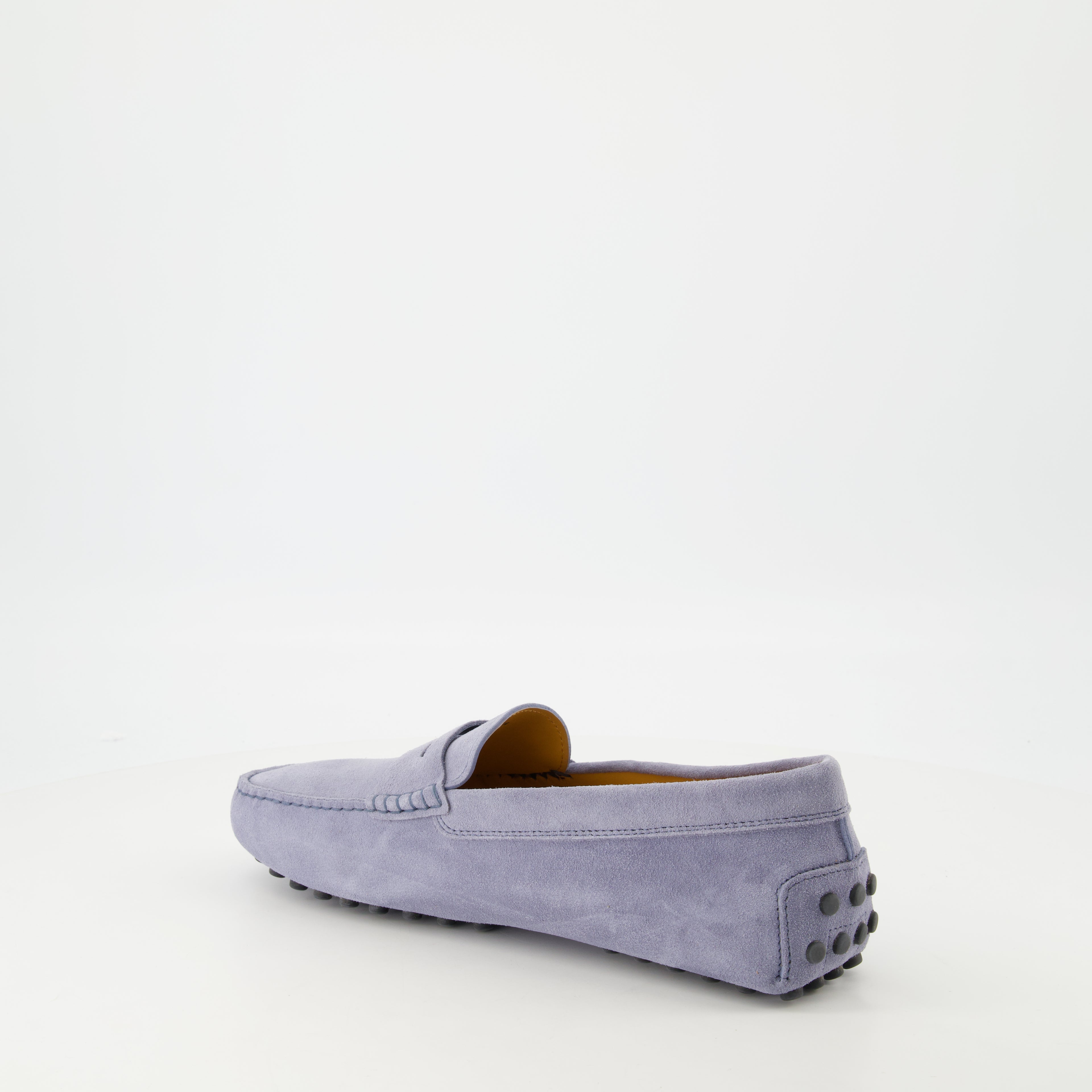 Loafers Gommino Suede Loafers Tod's Gray Homme