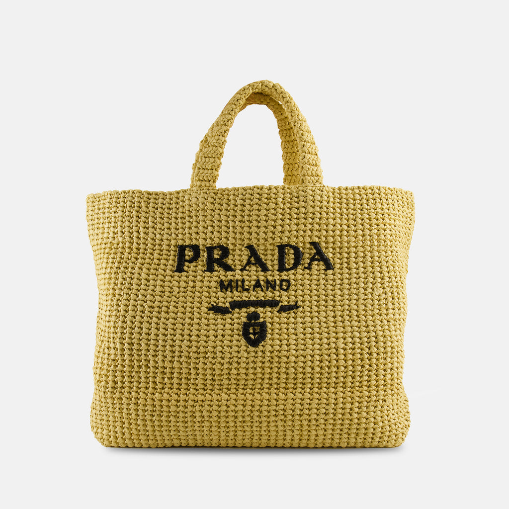 Tote bags Häkel-Tasche Prada Beige Frauen