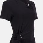 Imagen del artículo Vestido largo negro de la marca Rabanne para Mujer - Temporada Otoño-Invierno 2025 - Vista detallada_3