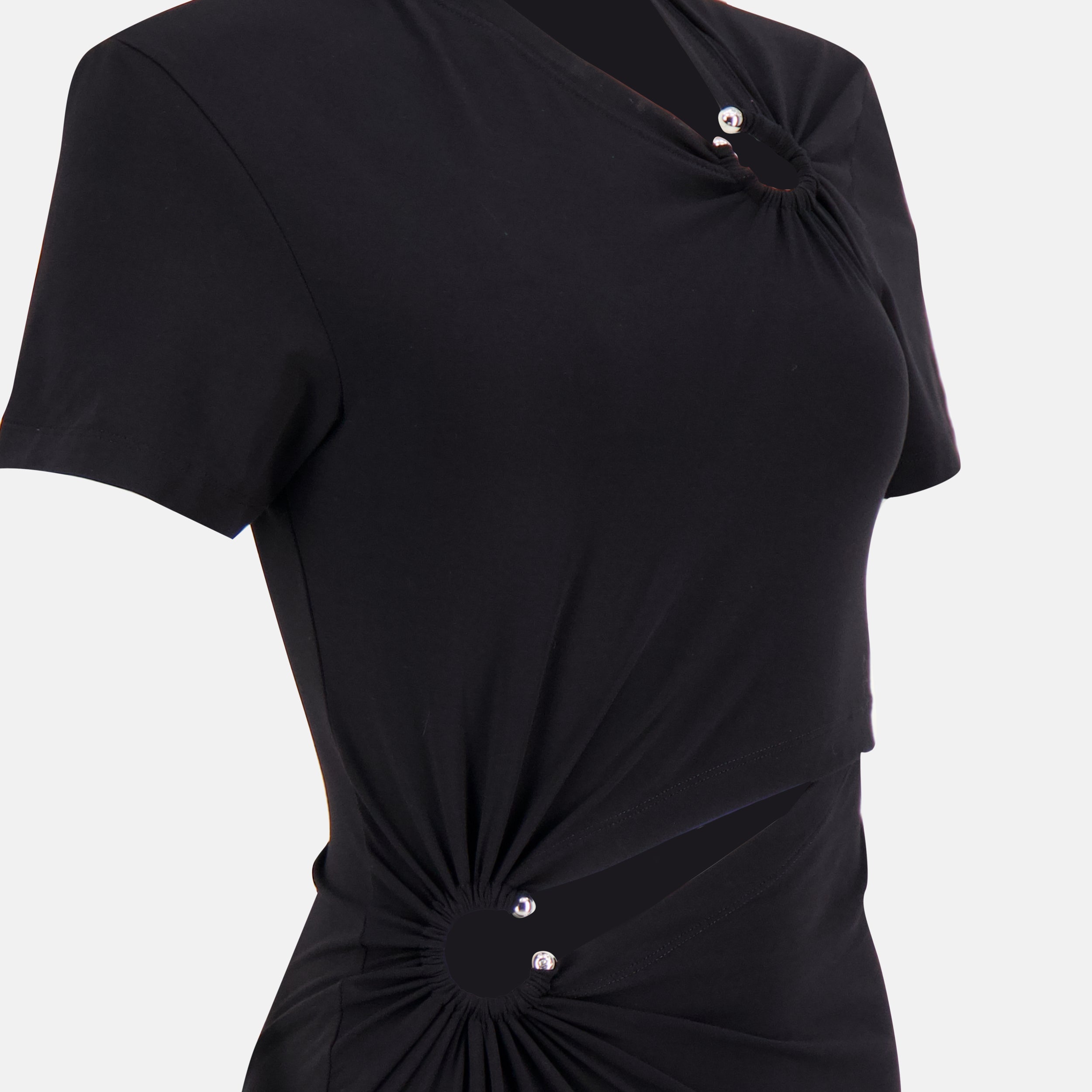 Immagine dell'articolo Abito lungo nero del marchio Rabanne per Donna - Stagione Autunno-Inverno 2025 - Vista dettagliata_3