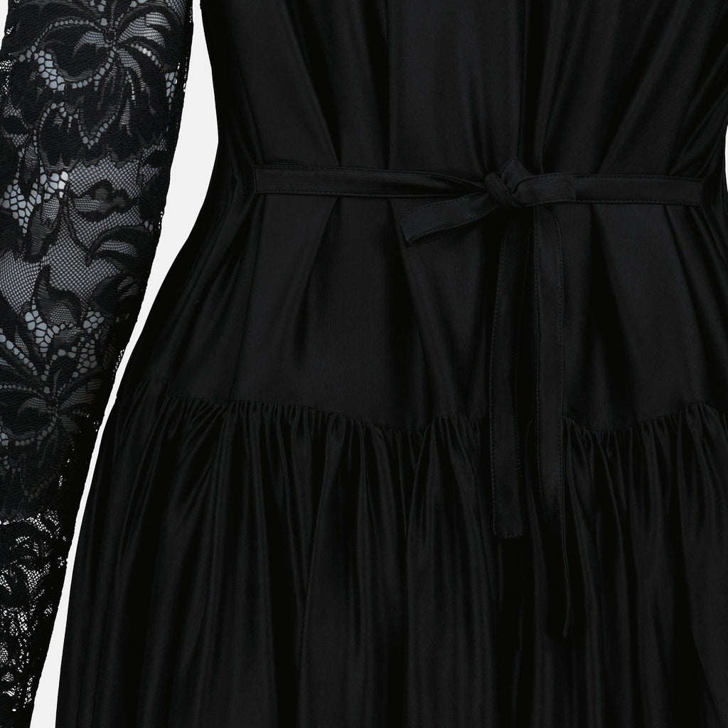 Immagine del vestito corto in pizzo del marchio Rabanne per donna - Stagione Autunno-Inverno 2025 - Vista Dettagliata_2
