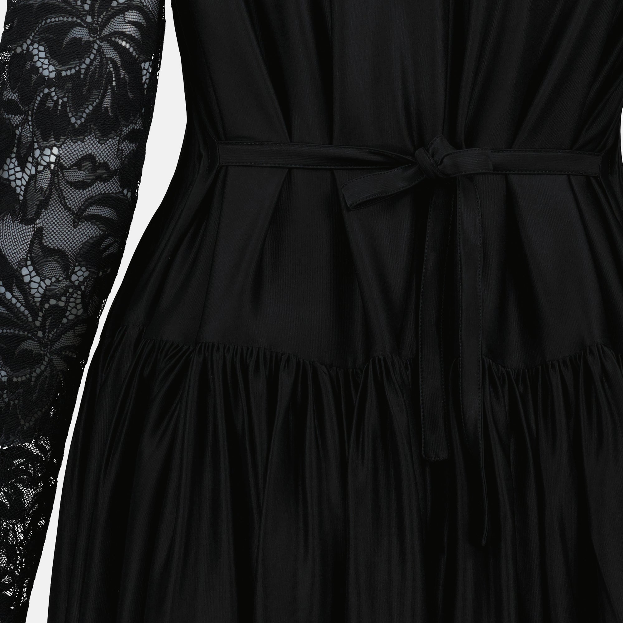 Immagine del vestito corto in pizzo del marchio Rabanne per donna - Stagione Autunno-Inverno 2025 - Vista Dettagliata_2