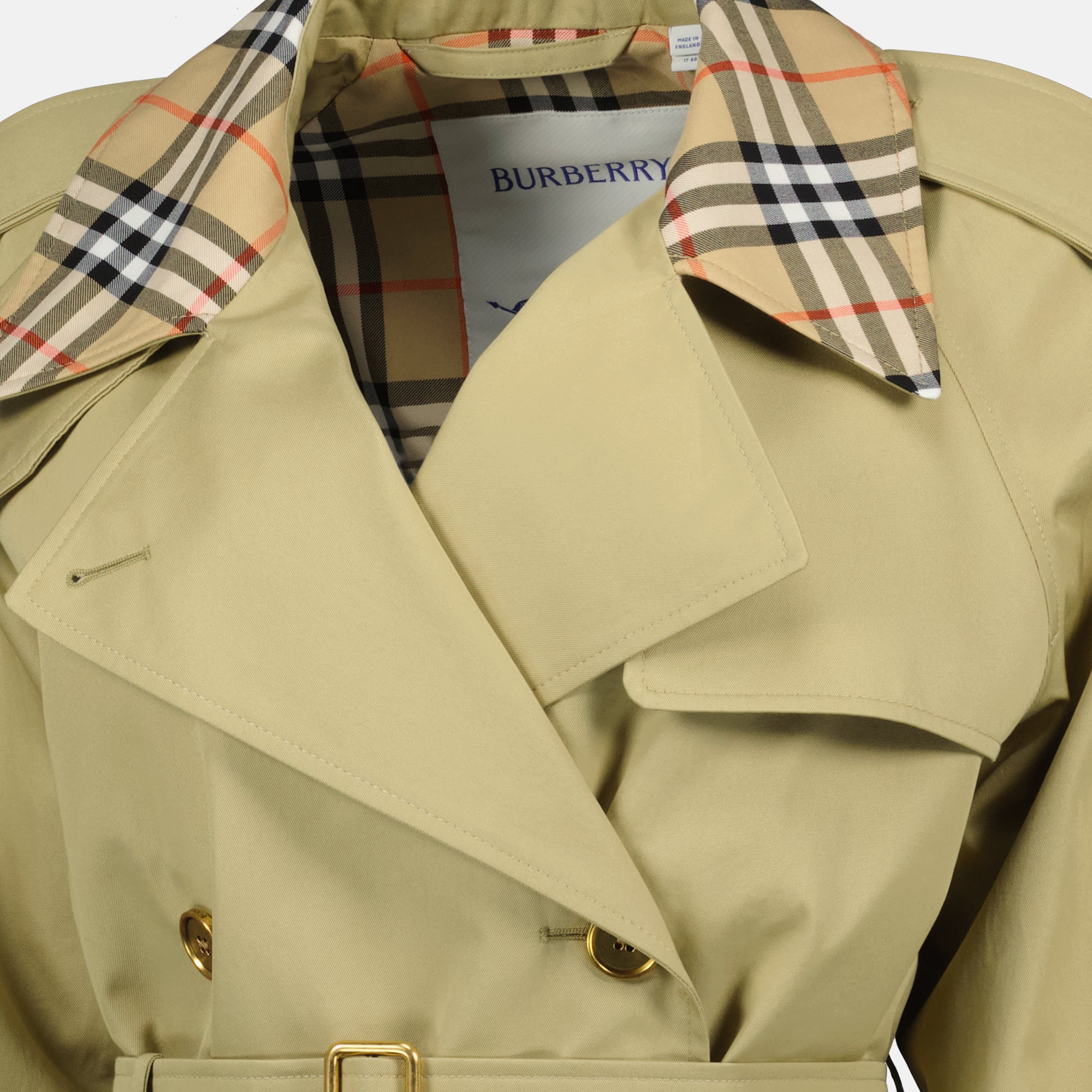 Manteaux Trench mi-long Castleford Burberry Beige Femme