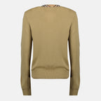 Maille Cardigan en laine Burberry Beige Femme
