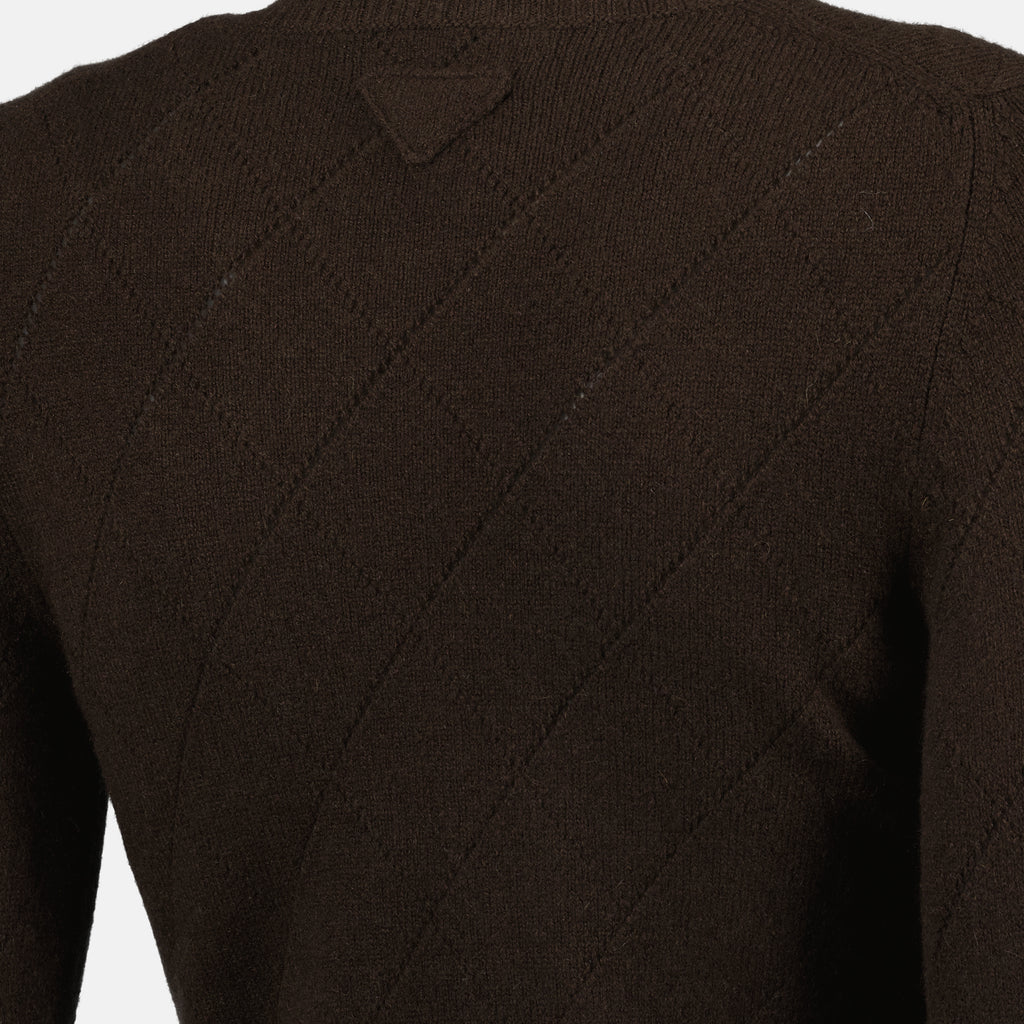 Image de l'article Cardigan en cachemire de la marque Prada pour Femme - Saison Automne-Hiver 2025 - Vue détaillée_2