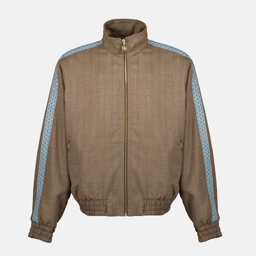 Bild des Chevron-Jacket von Drole De Monsieur für Herren - Herbst-Winter 2025 - Vorderansicht