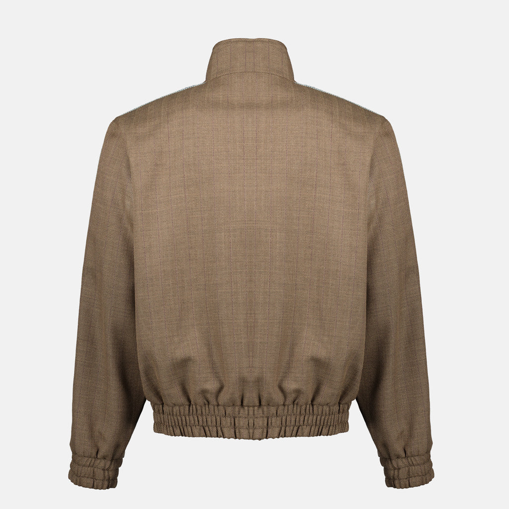 Bild des Chevron-Jacket von Drole De Monsieur für Herren - Herbst-Winter 2025 - Rückansicht